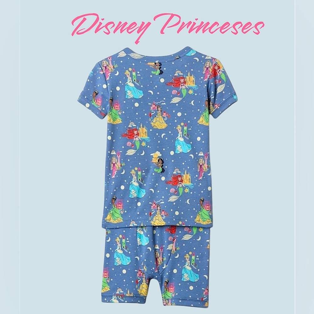 NWT! Baby Gap Disney Princess Pajamas set 2pc shorts and top NEW! Size 12-18